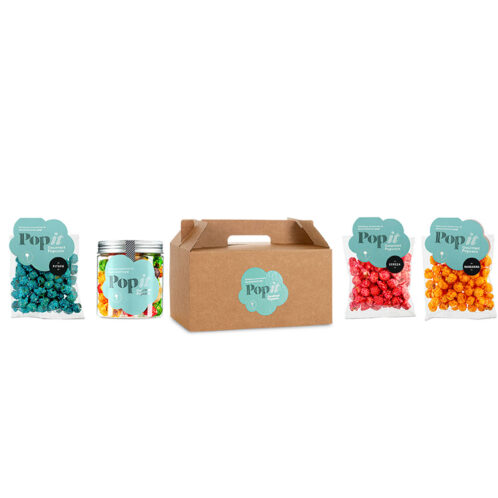 producto gourmet niños caja palomitas