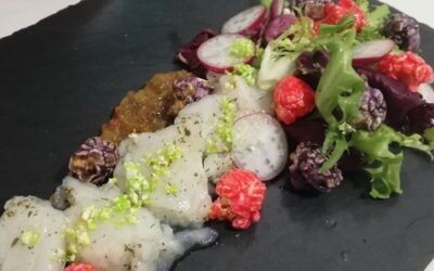 Ceviche con palomitas de frutos del bosque y lima: recetas PopIt