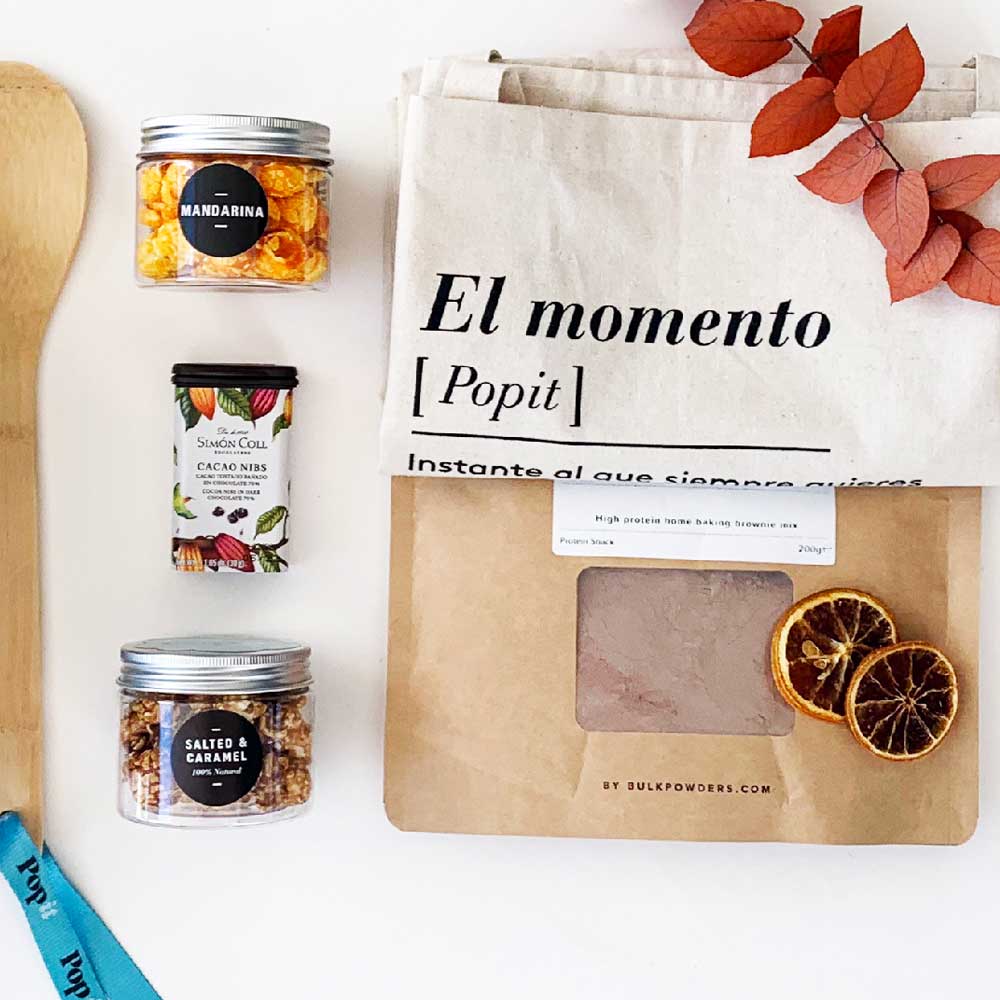 cesta-regalo-gourmet-caprichia-2 cesta de regalo gourmet brownie ingredientes